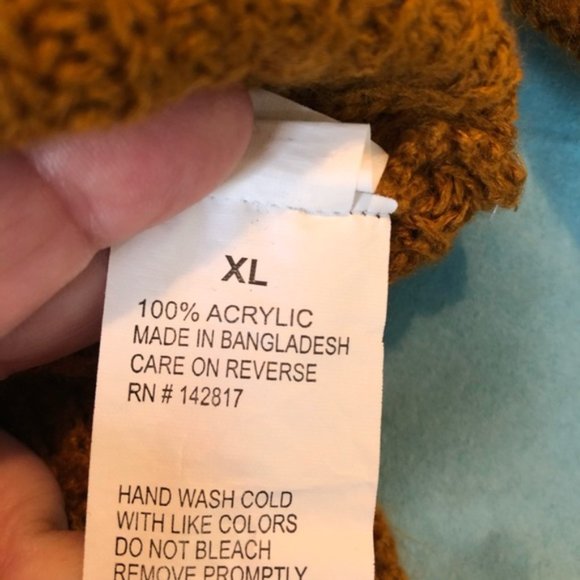 Love Change Italy Cold Shoulder Sweater Honey XL - Picture 7 of 7